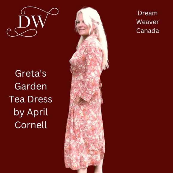 Greta's Garden Tea Dress Terracotta | April Cornell - Picture 3 of 8
